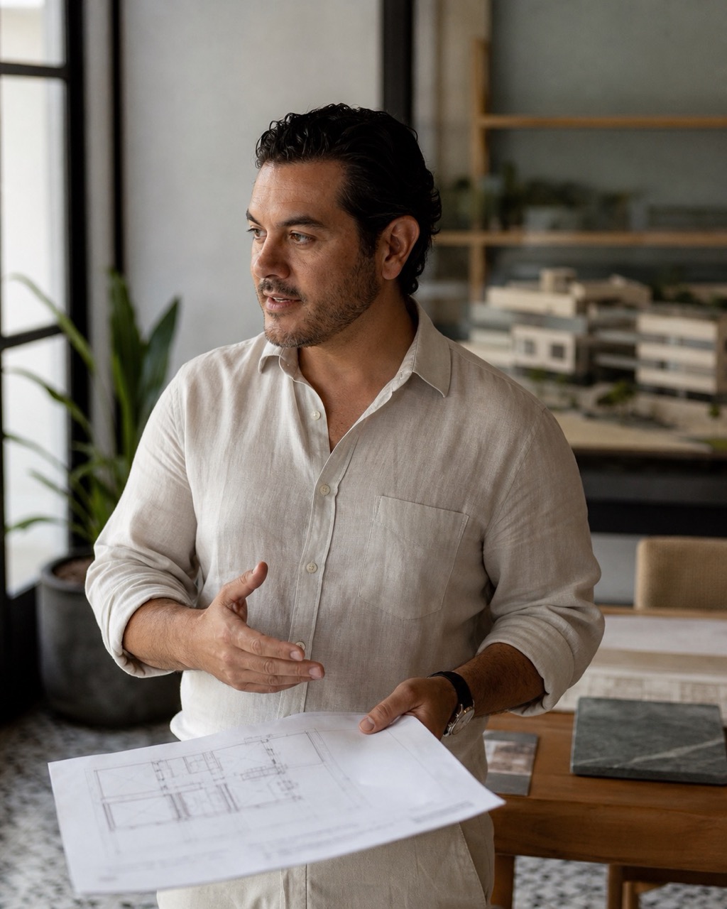Broker profesional en showroom de Mérida, Yucatán